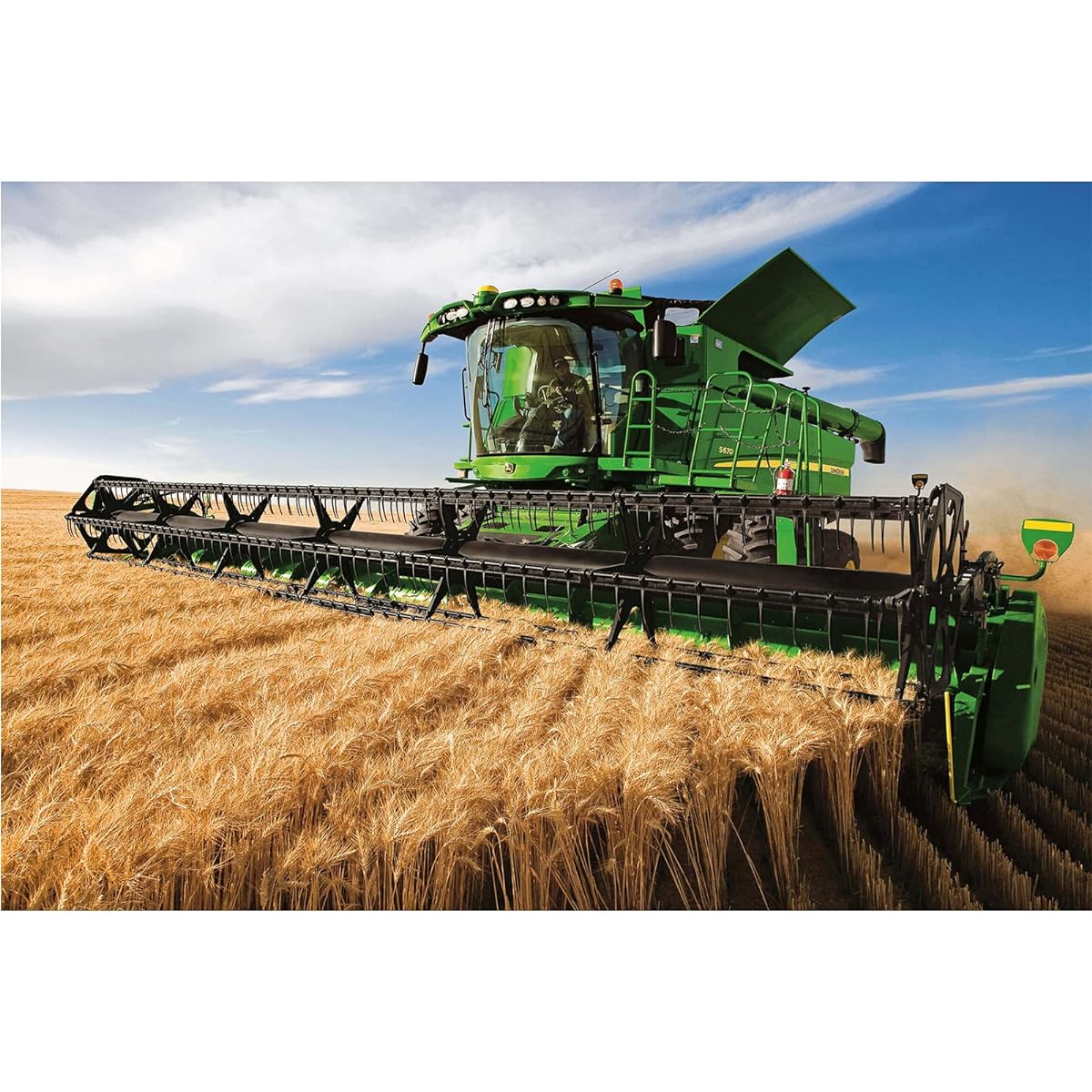 WACYDSD Jigsaw Puzzle 1000 Pieces Tractor in the Field Adult Puzzle Wooden Puzzle Toy DIY Kit Gift Home Decoration 75x50cm