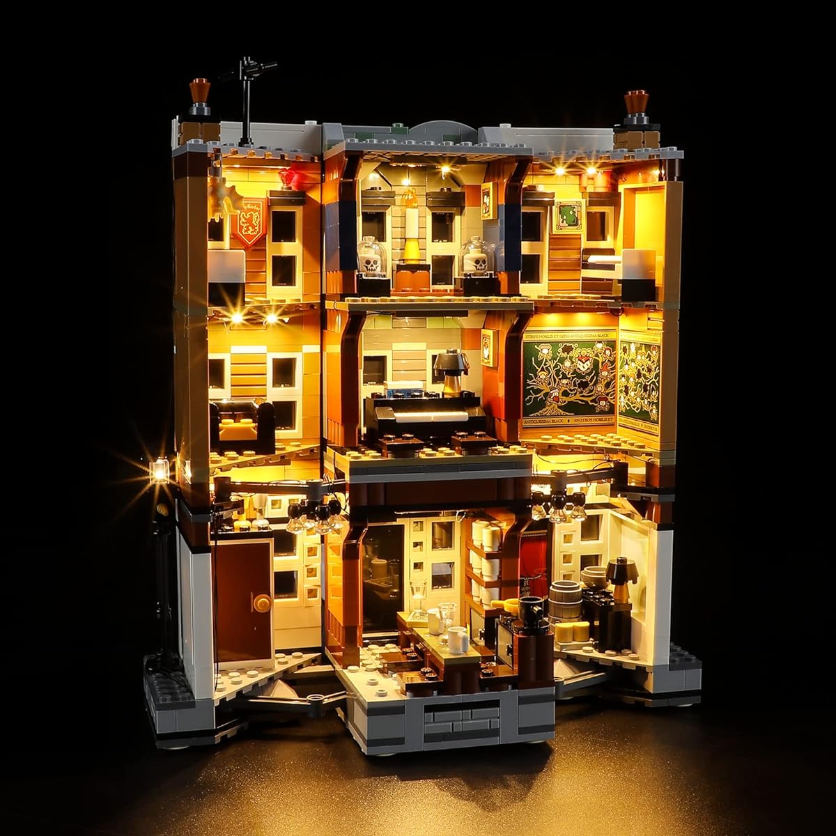 LIGHTAILING Light for Lego-76408 12 Grimmauld Place - LED Lighting Kit Compatible with Lego Building Blocks Model - Model Set Not Included