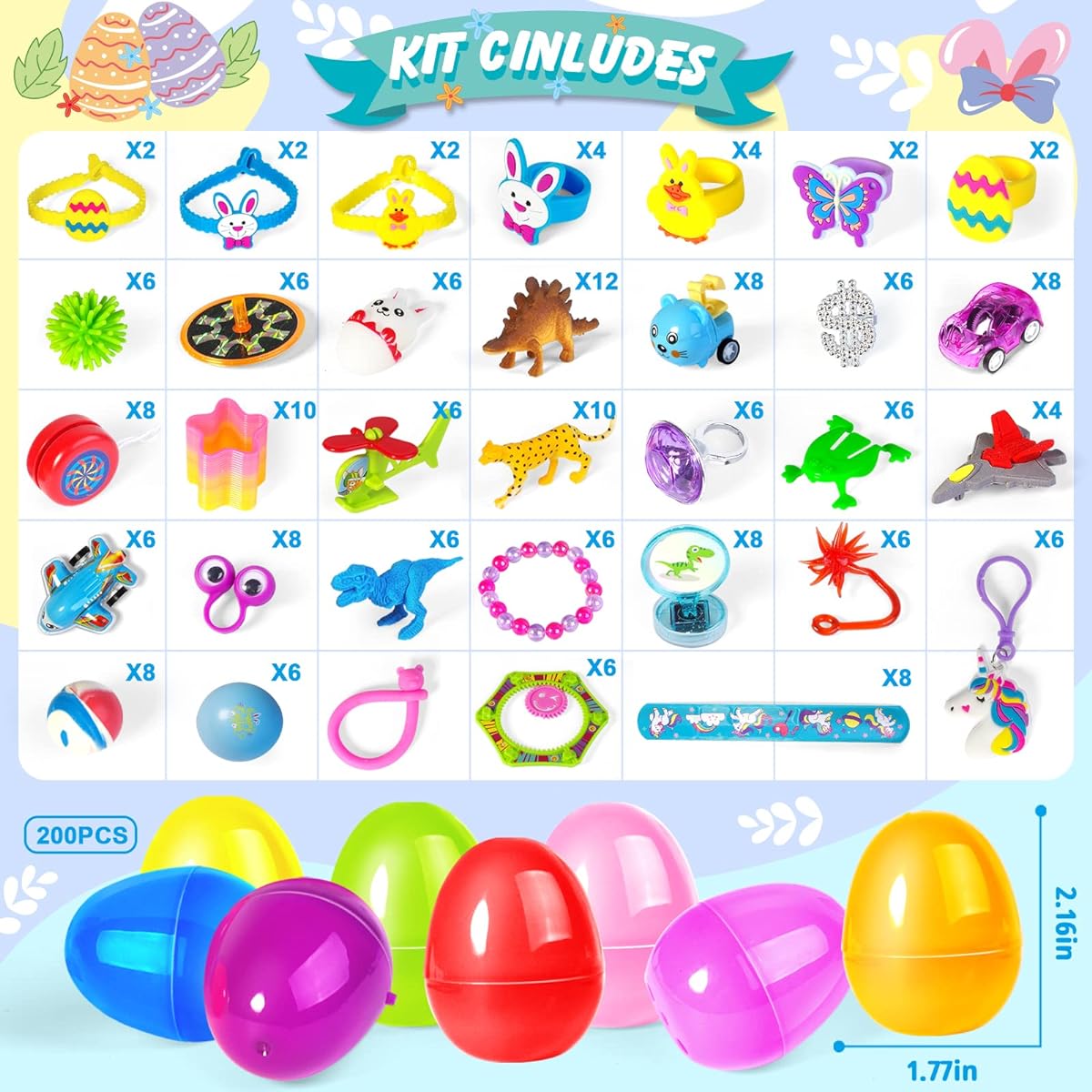 200 Easter Eggs Easter Egg Hunt Easter Theme Party Favors Kids Easter Basket Stuffing Easter Eggs Bulk Purchase School Easter Activities Classroom Favors