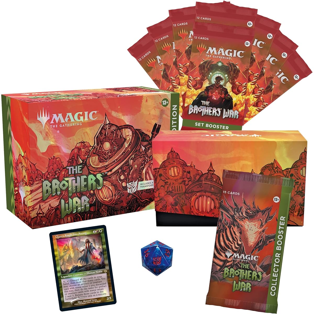 Magic: The Gathering Brothers War Gift Bundle English Version D03140000 MTG Trading Card Wizards of the Coast D03140000