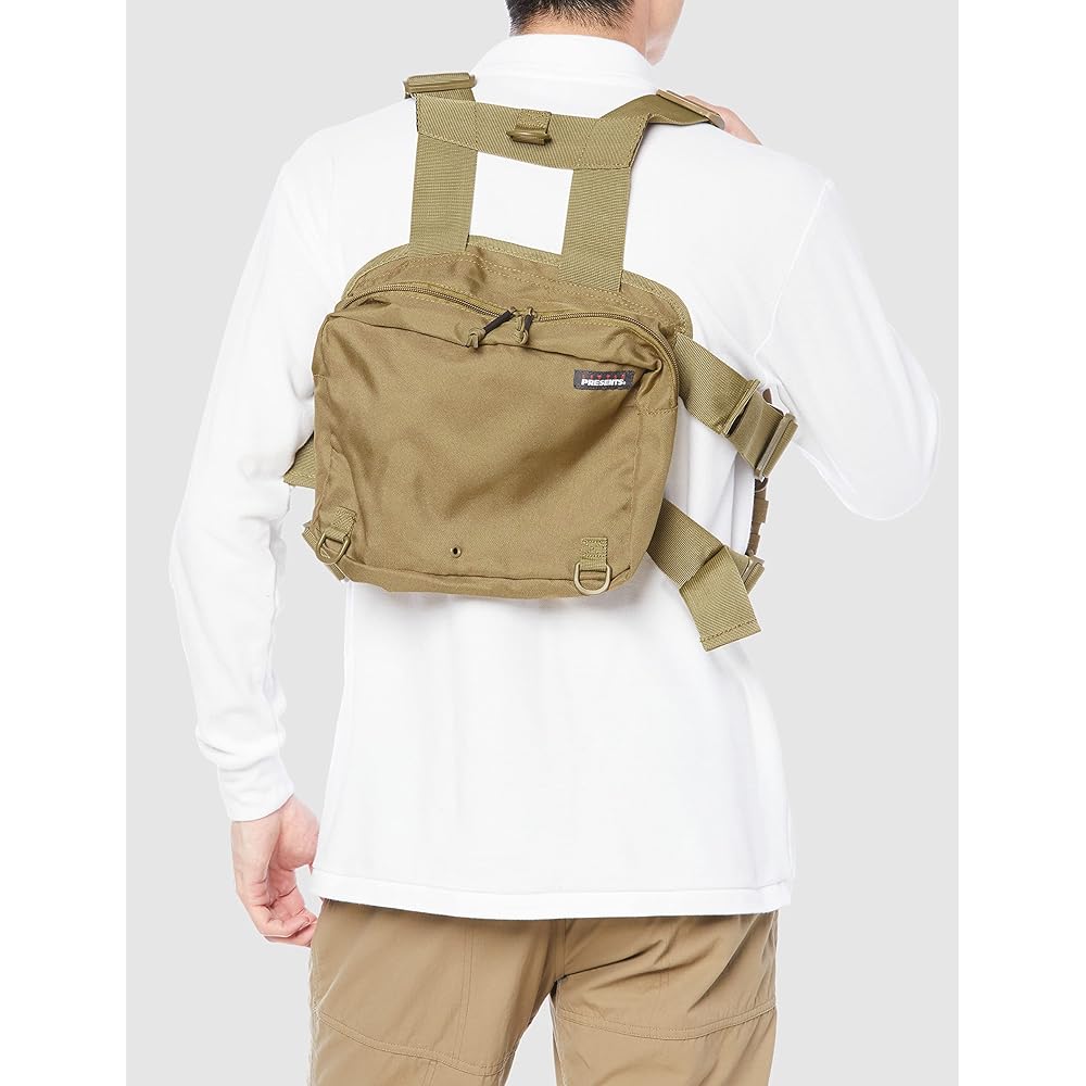 LITTLE PRESENTS Strap Vest Neo V-23 Khaki Free