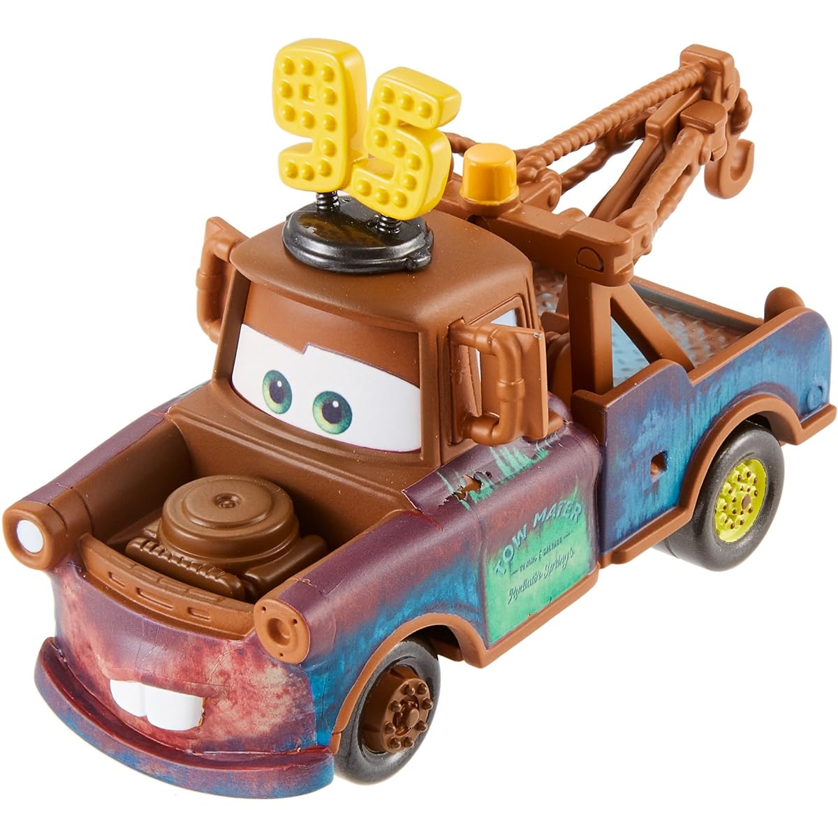 Cars 2019 Mattel 1:55 Diecast Minicar 1 Pack Mater with #95 Hat (Florida 500) / MATTEL CARS 1PACK MATER WITH 95 HAT (Florida 500) [Parallel Import] Disney Pixar Disney PIXAR Character Car Crossroads Movie