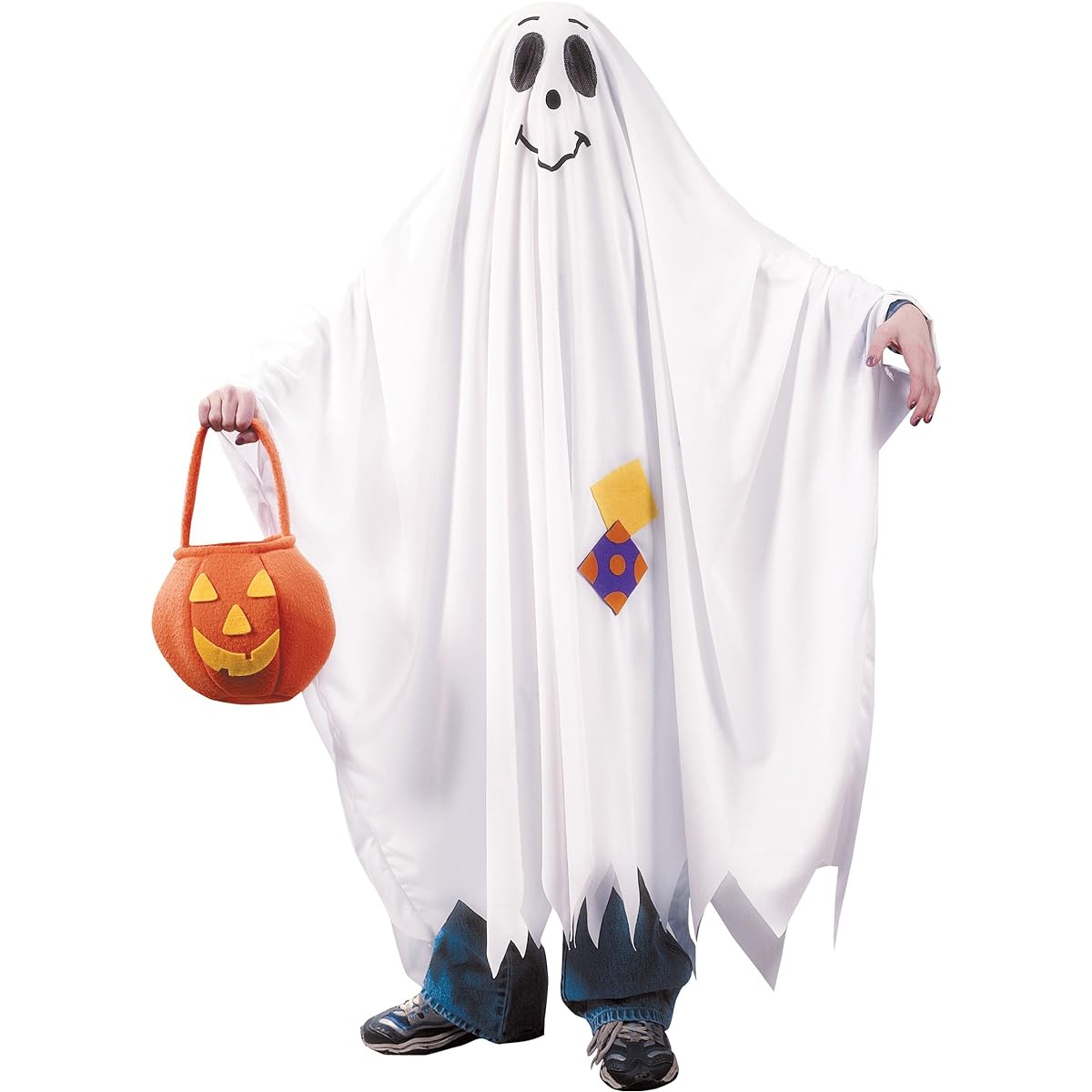 Kid Friendly Ghost Costume XL White