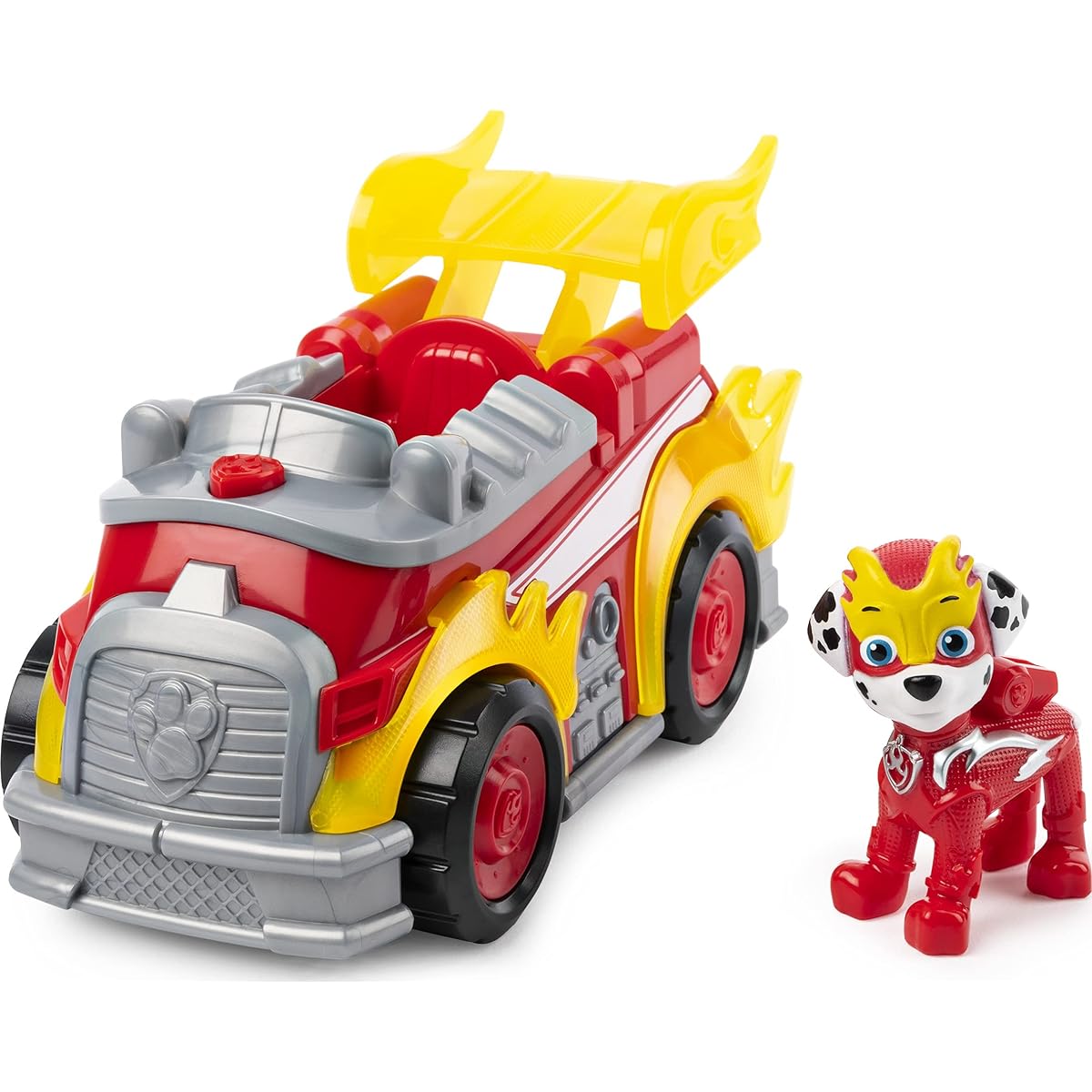Paw Patrol Mighty Pups Super Paws Marshall's Deluxe Vehicle with Lights and Sounds