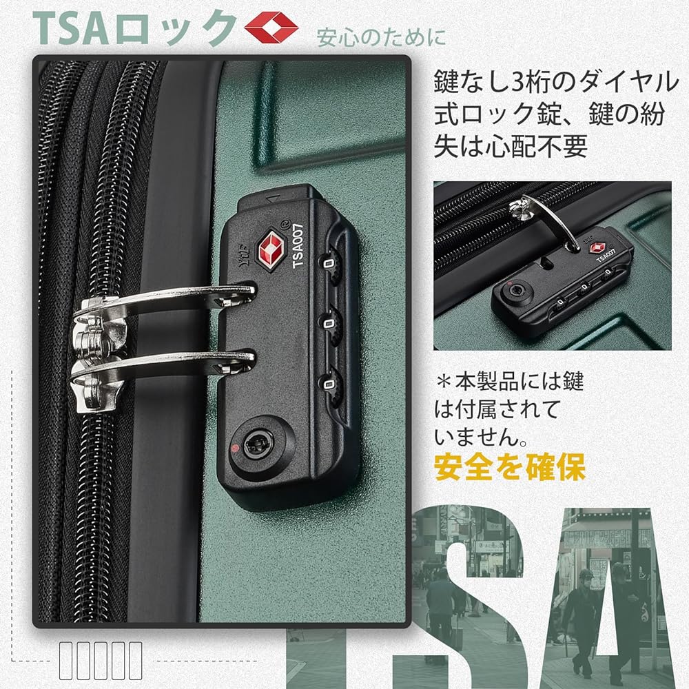 [VIVICITY] Suitcase, Carry Case, Carry-on, Carry Bag with Expansion Function, Lightweight, Shockproof, Large, Quiet, 360 Degree Rotation, Double Casters, TSA Roke, Zipper Type, Travel, Business Trip, Hospitalization (S Size, 1 Night and 2 Days, Carry-on,
