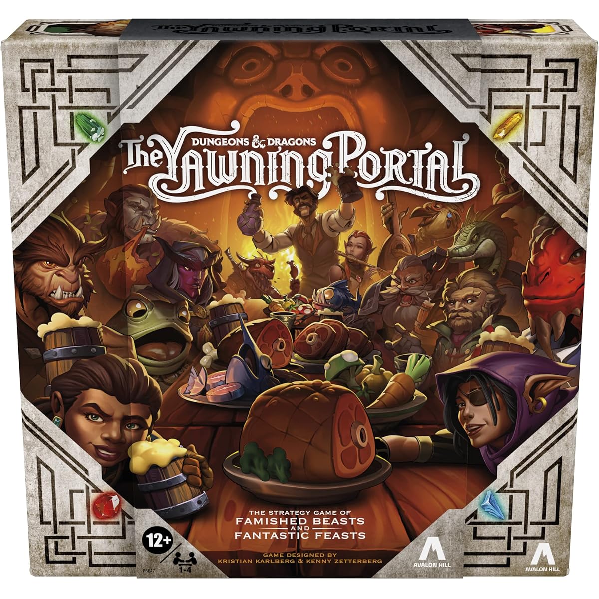 Avalon Hill Dungeons & Dragons: The Yawning Portal Game, D&D Strategy Board for 1-4 Players,
