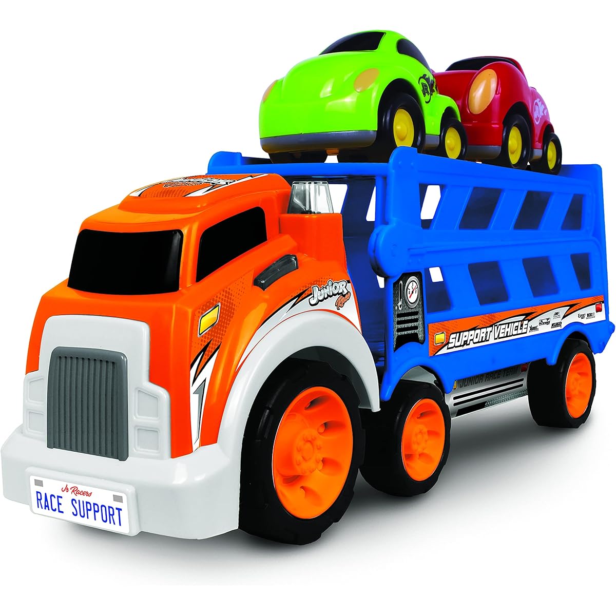 Junior Racer Freewheel 2-in-1 Slide Transporter with 2 Cars