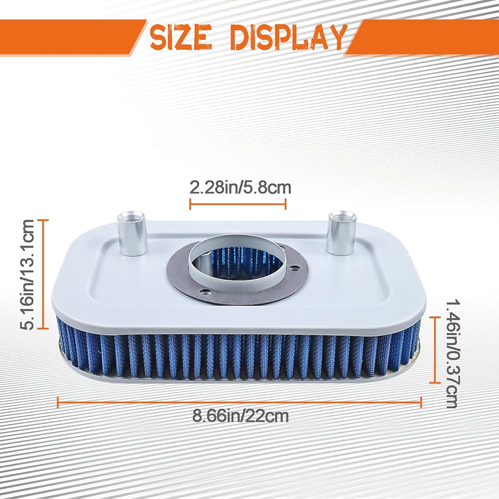 HD-8834 Air Filter Replacement for Harley Davidson Sportster XL883 XL1200L XL1200N XL1200C XL1200X XL883C XL1200R XLH883 2004-2013 29331-04