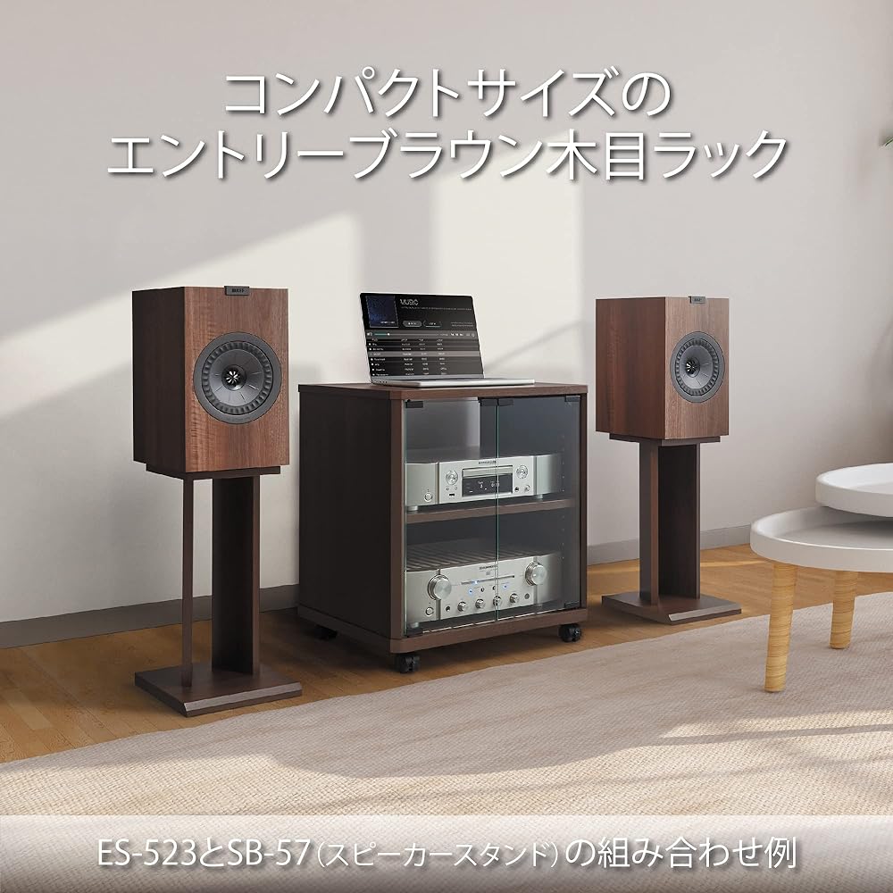 Hayami Kosan Audio Rack Shelf Board for ES-523/ES-525 Brown ESP-01