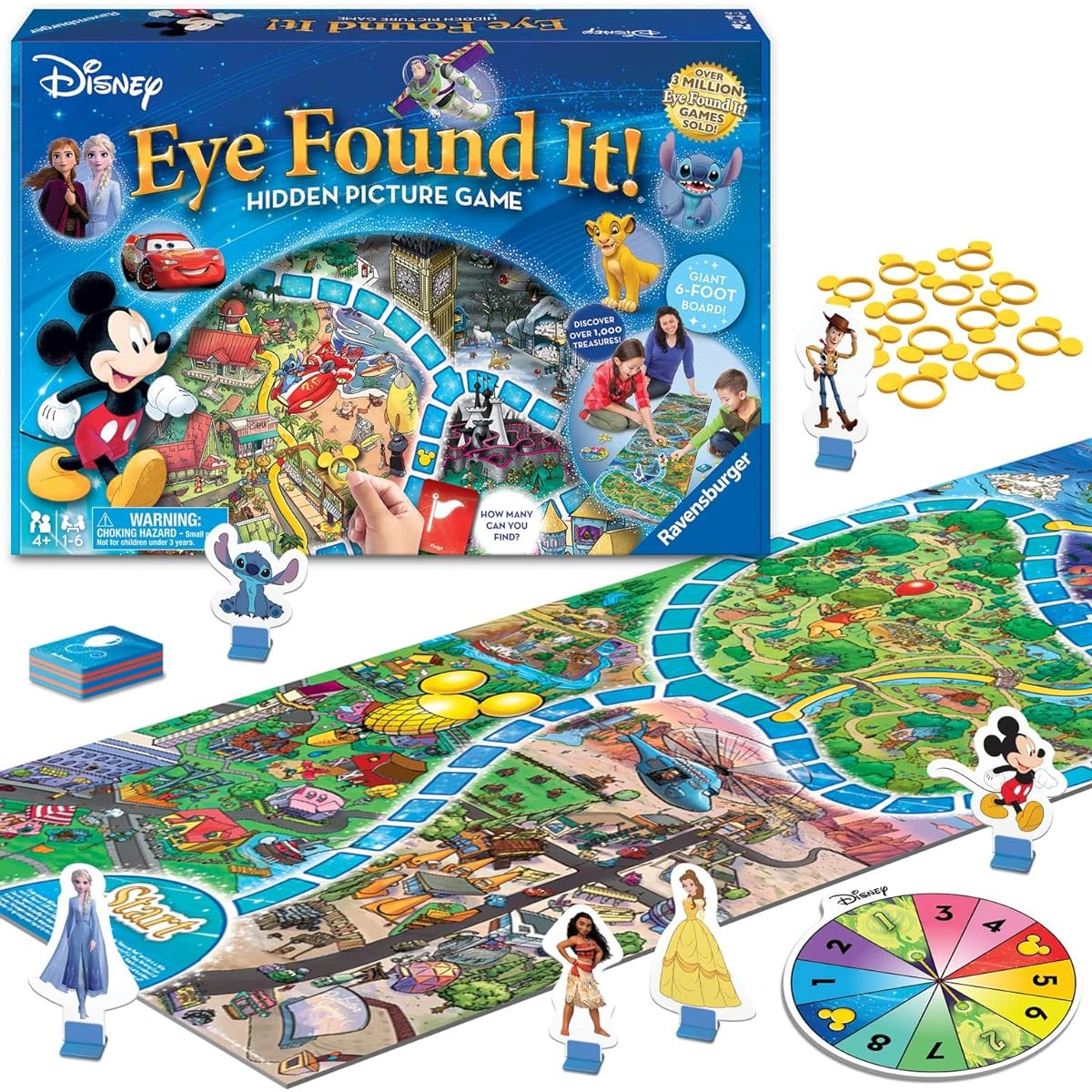 [Wonder Forge] Wonder Forge World of Disney Eye Found It Board Game 01147 [Parallel Import]