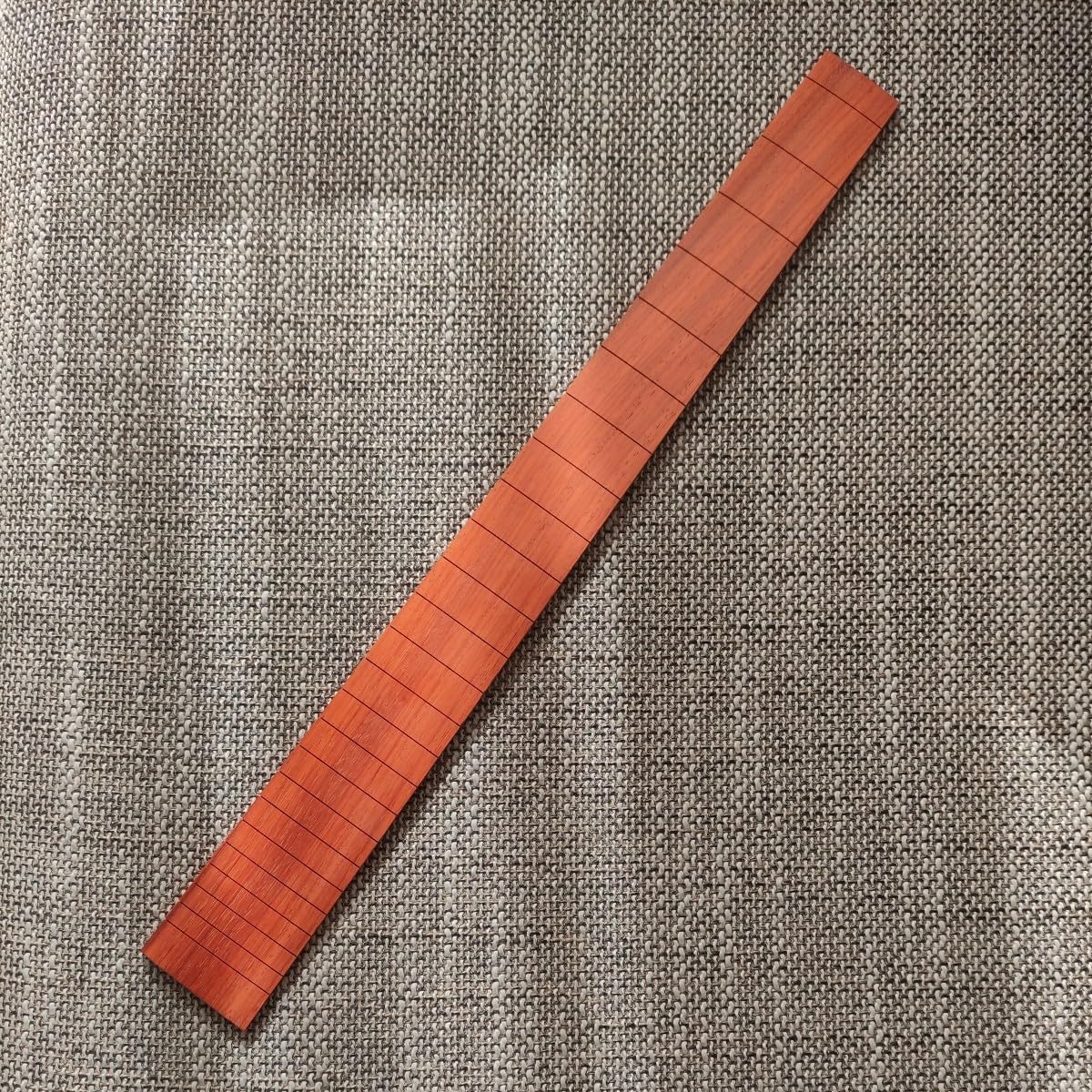 Paduk Fretboard with Fret Grooves Fingerboard Guitar Material DIY Stratocaster Telecaster Fender Long Scale Fretboard