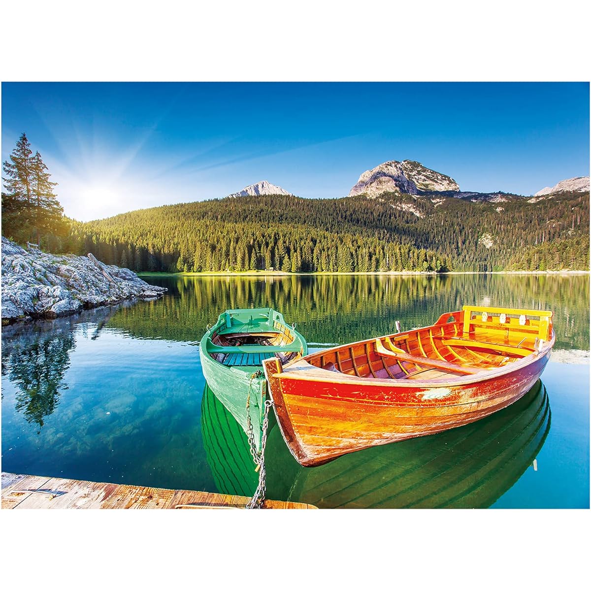 SiTimmGer Puzzles for Adults 500 Piece Boat Jigsaw Puzzle 500 Piece Puzzle for Adults 500 Piece Puzzle Art for Families Pieces Fit Perfectly Large Adult Puzzle Game Toys (14.5x20 Inch)