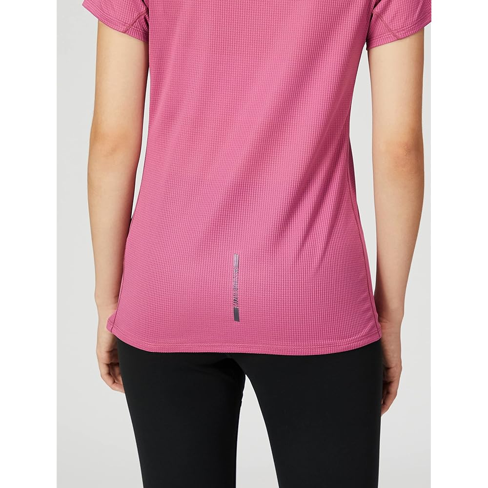 Mizuno J2MA2702 Women's Running Track and Field Wear, Dry Aeroflow T-Shirt, Highly Breathable, Aurora Reflective