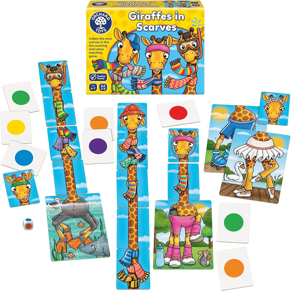 Orchard Toys Giraffe Scarf Game