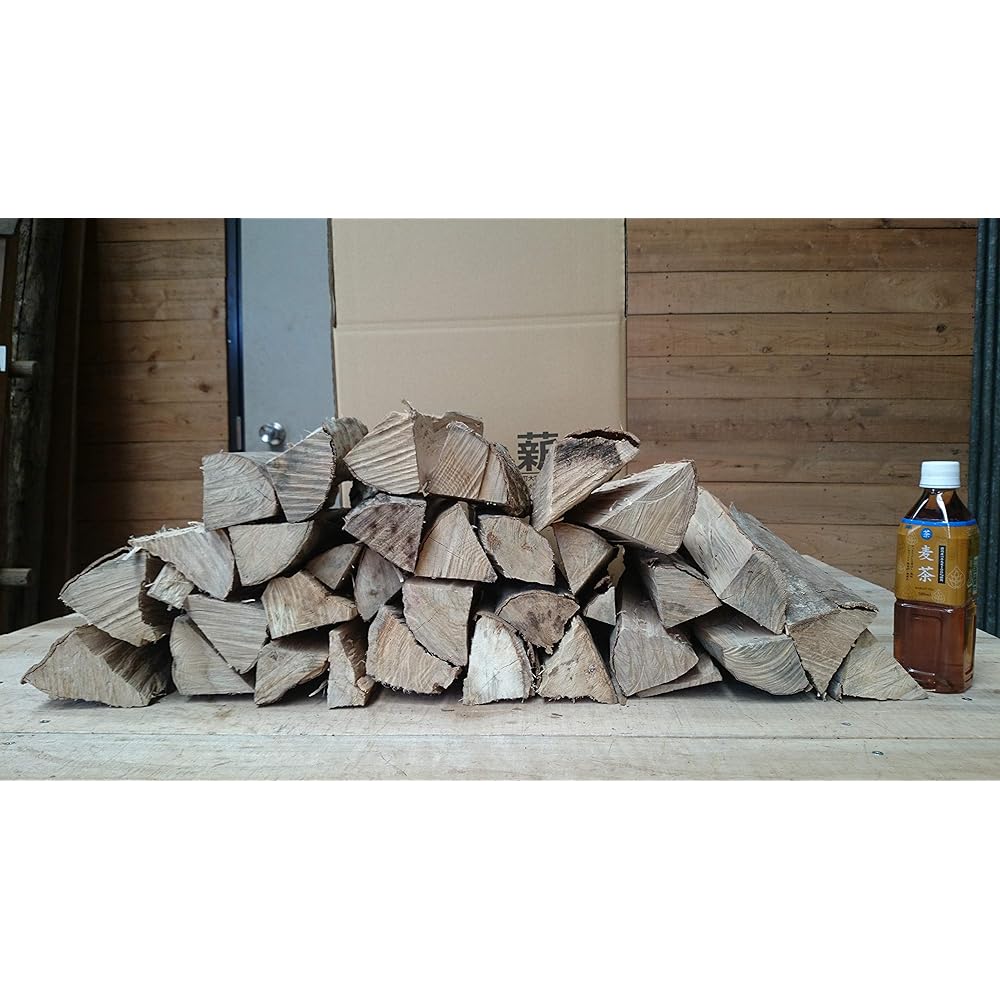 Length 36cm Hardwood firewood [Suzutomo Forestry] (Capacity approx. 55L [Weight around 23kg])