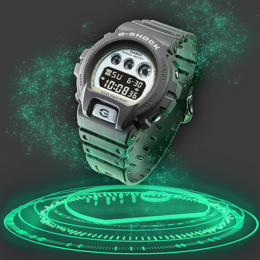 G-Shock [Casio] Watch [Domestic regular product] Hidden Glow Series DW-6900HD-8JF Men's Gray