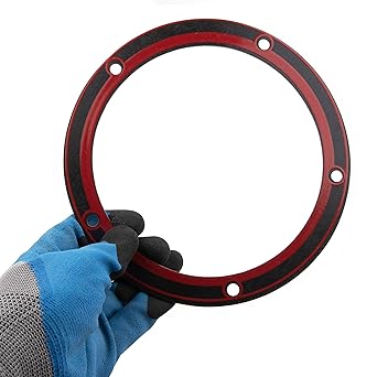 (3pcs) 5 Holes Motorcycle Twin Cam Derby Clutch Cover Gasket 25416-99C Compatible with Harley Derby Softail Touring Dyna Electra Glide Fatboy FXD 1999-2016 Replacement for 25416-99-f 25416-99c