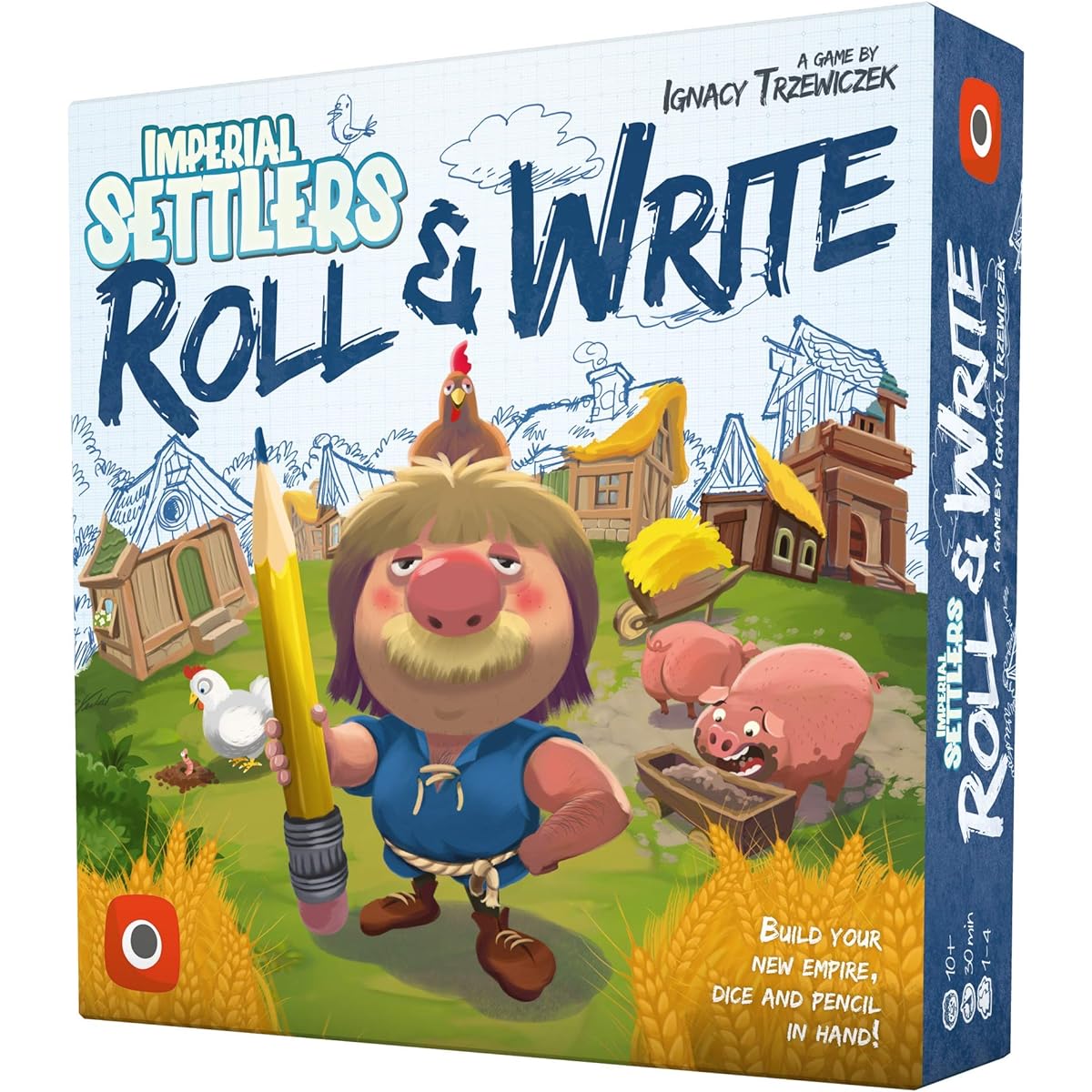 Portal Games Imperial Settlers: Roll and Write Board Game Multicolor