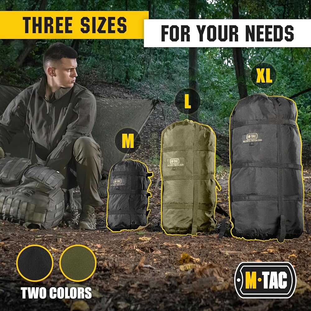 M-Tac Nylon Military Compression Bag Stuff Sack for Travel/Camping/Hiking/Backpacking M