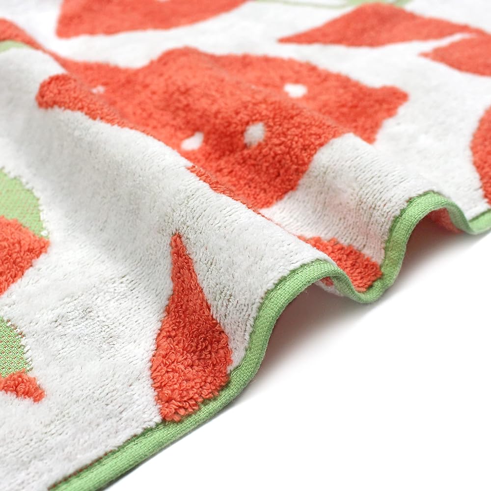 Imabari Towel Iori Seto Bath Towel (Orange) Fluffy Durable Long Lasting