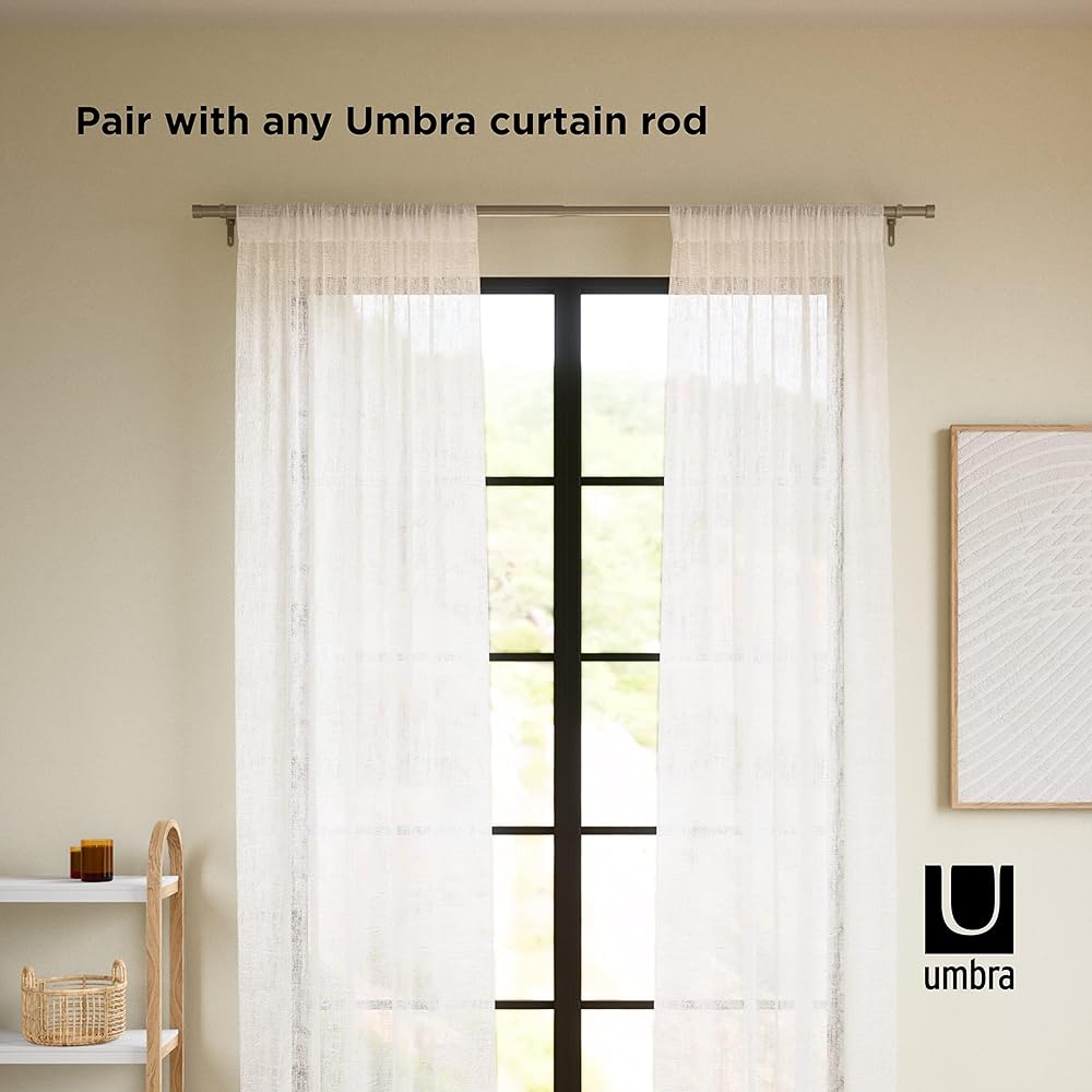 [Official] umbra lace curtain white 241cm width 2-piece set SHEERA 21017286660
