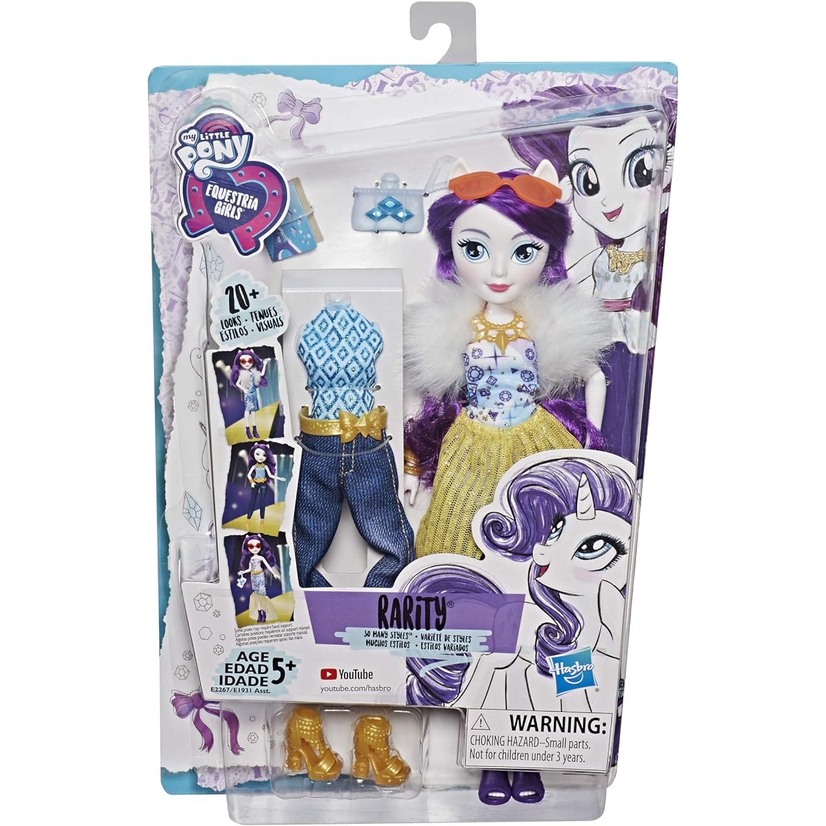 My Little Pony Equestria Girls Lots of Styles Rarity