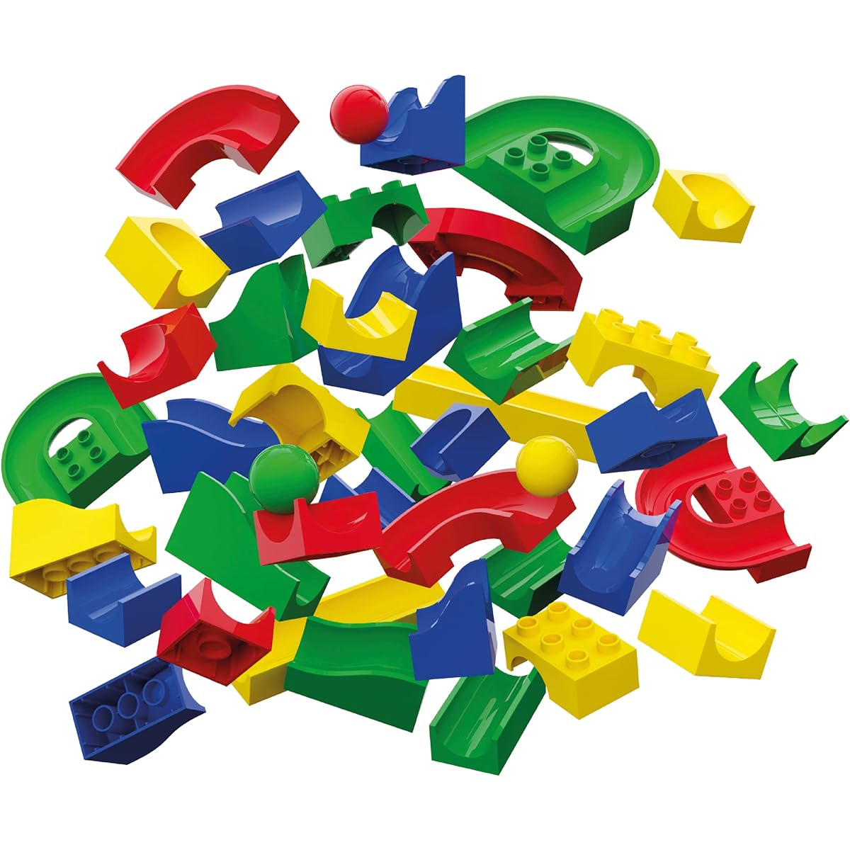 Hube Lino GmbH 420473 55 Piece Elements Set Marble Run