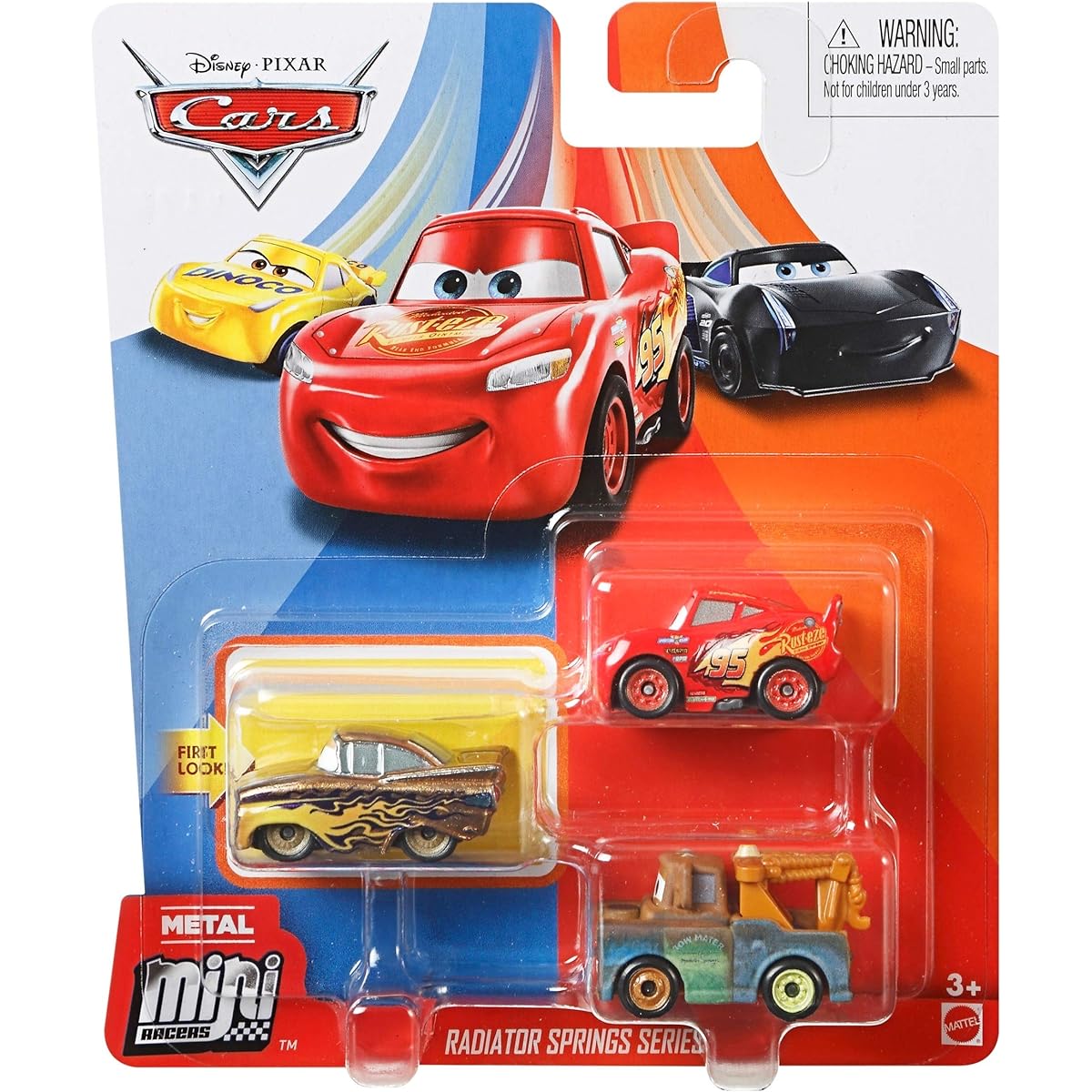 ars 2019 Mattel Mini Racers Diecast Mini Car 3 Pack “Radiator Springs” Gold Ramone & Mater & Lightning McQueen Mini Mini Cars/MATTEL 2019 CARS mini RACERS 3PACK RADIATOR SPRINGS SERIES [Parallel Import] Disney Pixar Character Car Latest Movie 3 Crossroad