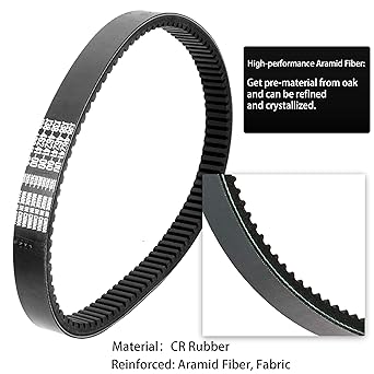 Roykaw Yamaha Clutch Drive Belt & Starter Generator Belt Kit G2 G8 G9 G11 G14 G16 G22 Drive G29-4 Cycle Gas Golf Cart OEM #JN6-H1173-00 J55-G6241-00
