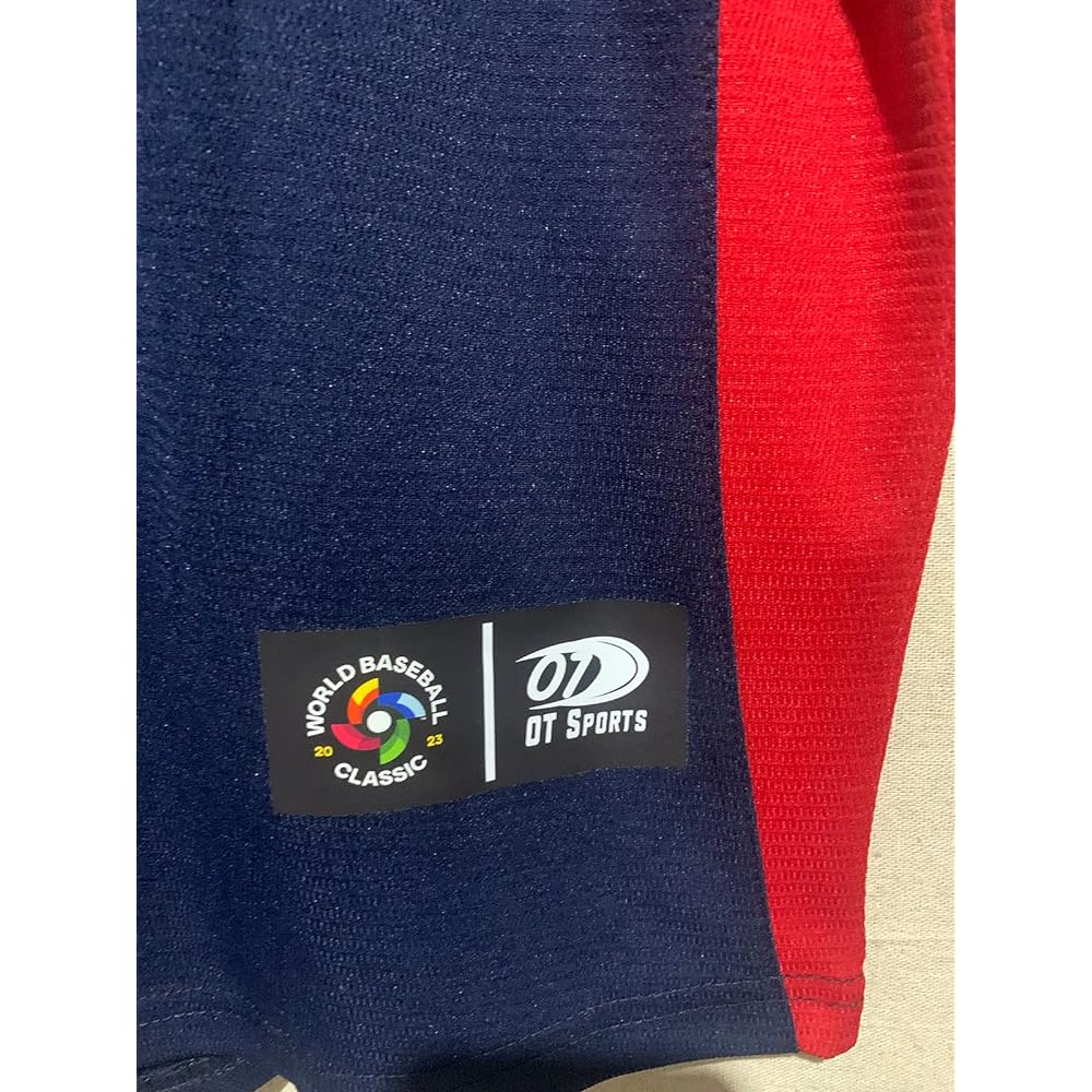 2023 WBC Replica Uniform Uniform Embroidery Samurai Japan Home Baseball Japan National Team Shohei Otani Darvish Breathable Sweat Absorbent (M)