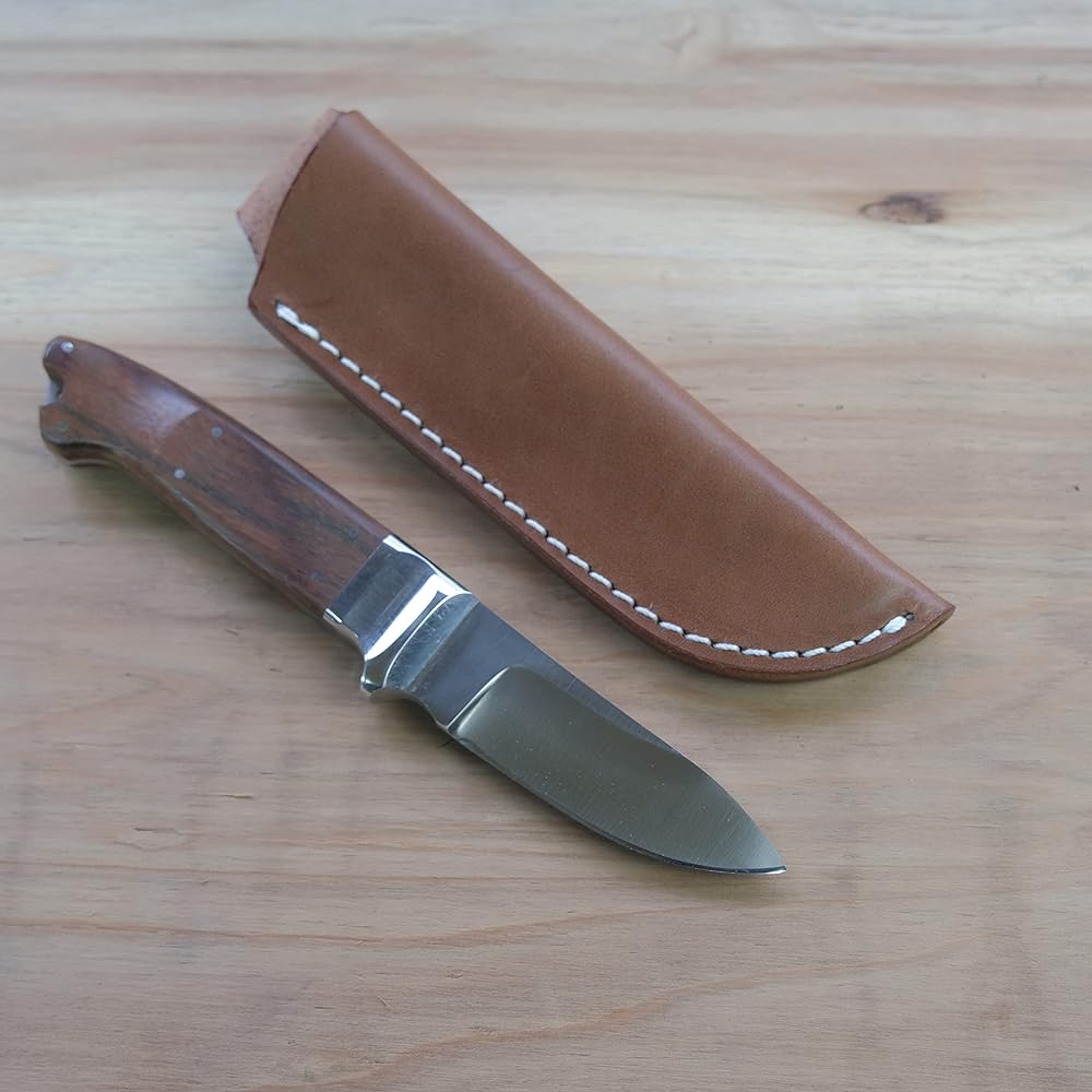 Leather knife case Leather case for 4 inch drop
