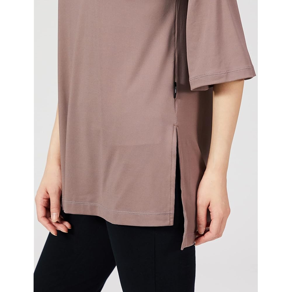 [CEDA Blue X/Wacoal] Outerwear Top Yoga Wear Long T-Shirt (3/4 Sleeves) DFY557 Women's