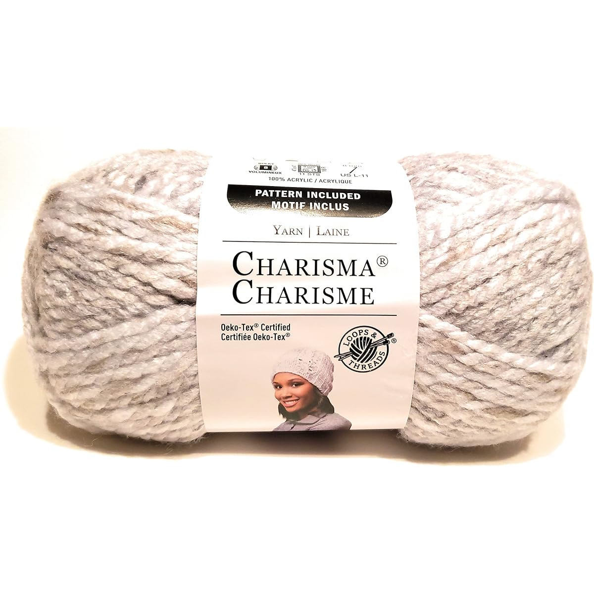 Loop & thread charismatic yarn. 109 yards, 3.5 oz ABCD