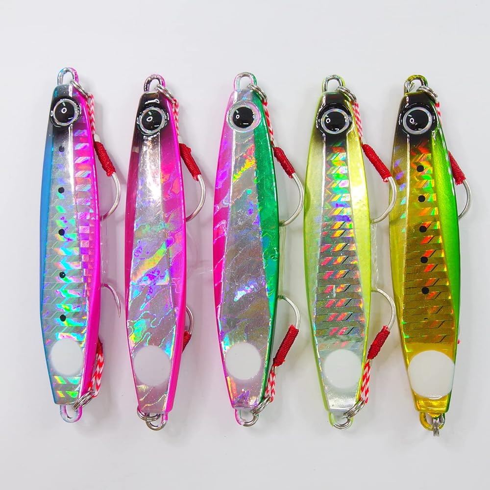 [momo lure] Momoru lure Seabass lure KANARAZU KZ-30 KZ-40 Metal jig 30g 40g Shore jigging The definitive shore jigging Perfect catch (30g - Assortment 06)
