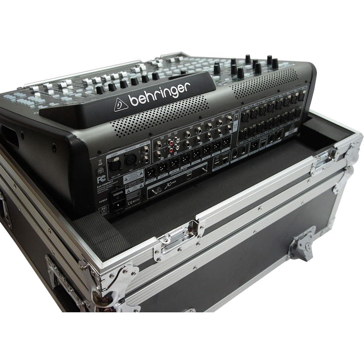 Harmony HCBEHX32COMP Flight Transport Road Custom Case Compatible with Behringer X32 Compact