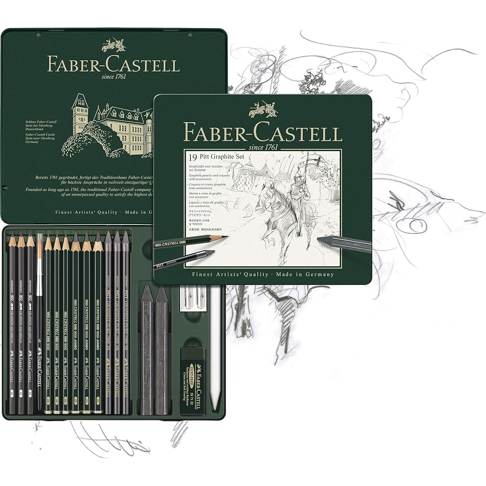 Faber-Castell Pit Graphite Set 112973 [Genuine Japanese Product]