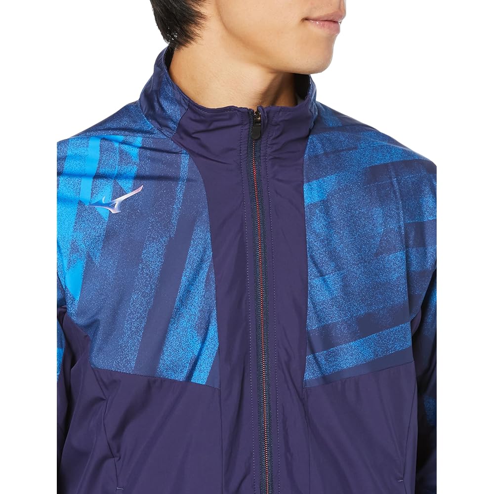 [Mizuno] Training Wear Breath Thermo Warmer Jacket Moisture Absorption Heat Generating Water Repellent 32MEA541 Men's