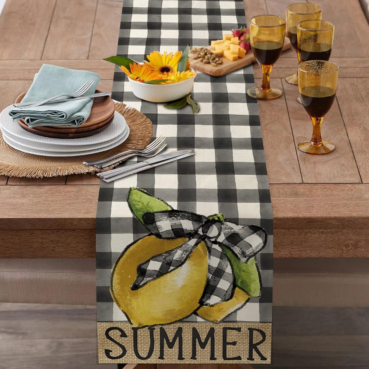 LARMOY Summer Table Runner Thumb Runner-7