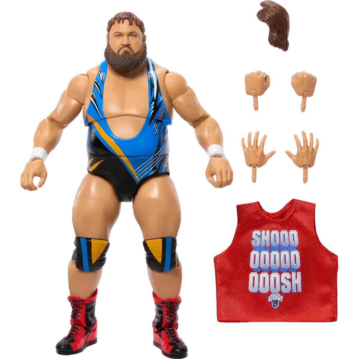 Mattel WWE Elite Action Figure & Accessories 6-Inch Collectible Otis 25 Points of Articulation Authentic Look Interchangeable Hands