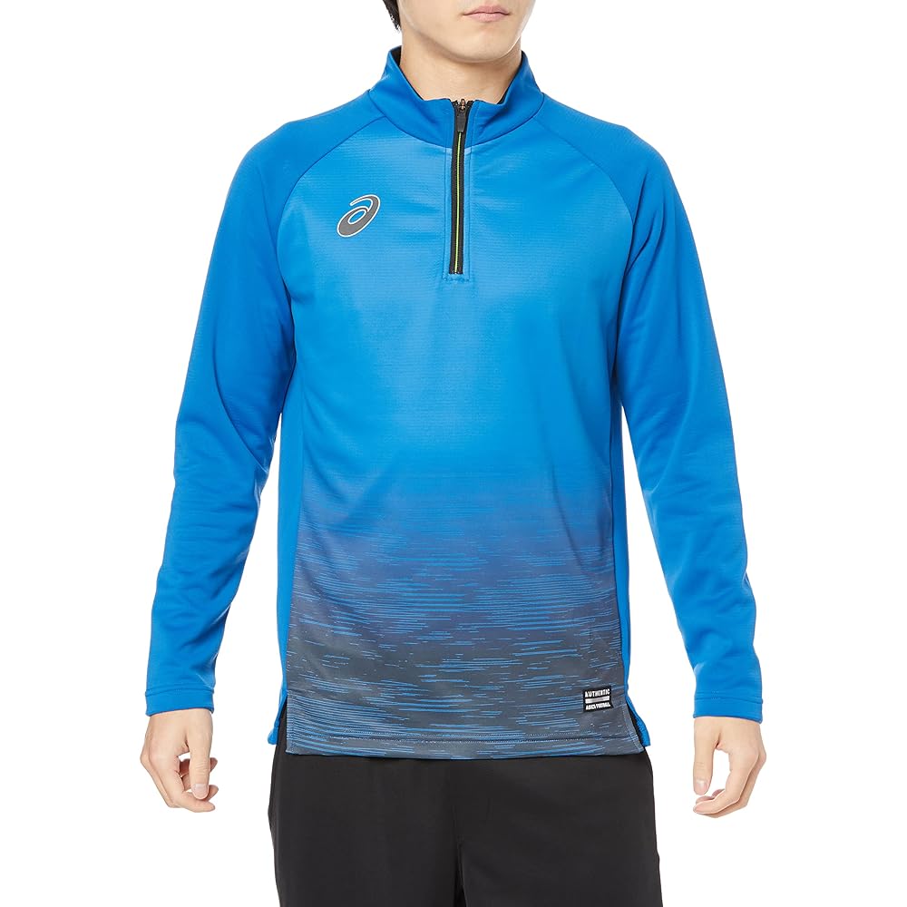 [ASICS] Soccer Wear Dry Half Zip Training Jacket 2101A176 Men's