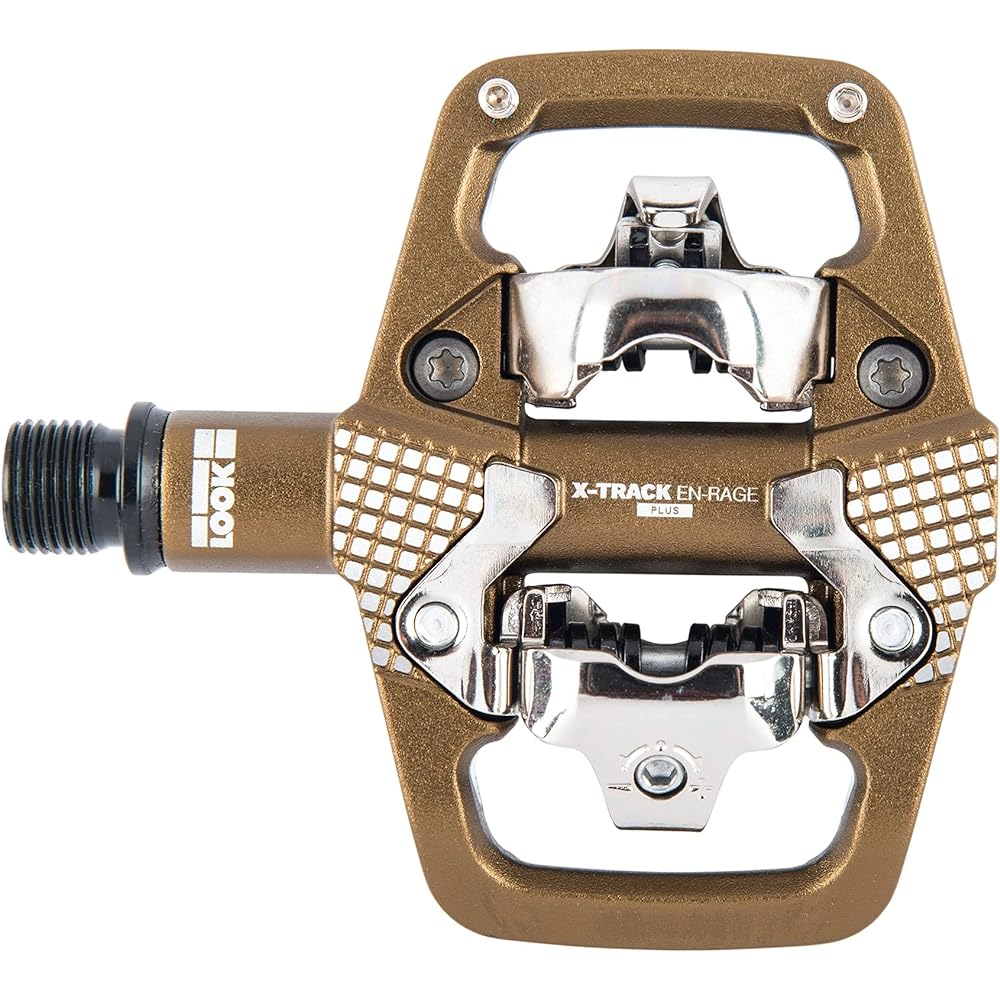 Look Bicycle Pedals X-Track En-Rage Plus, Bronze, SPD 00018232