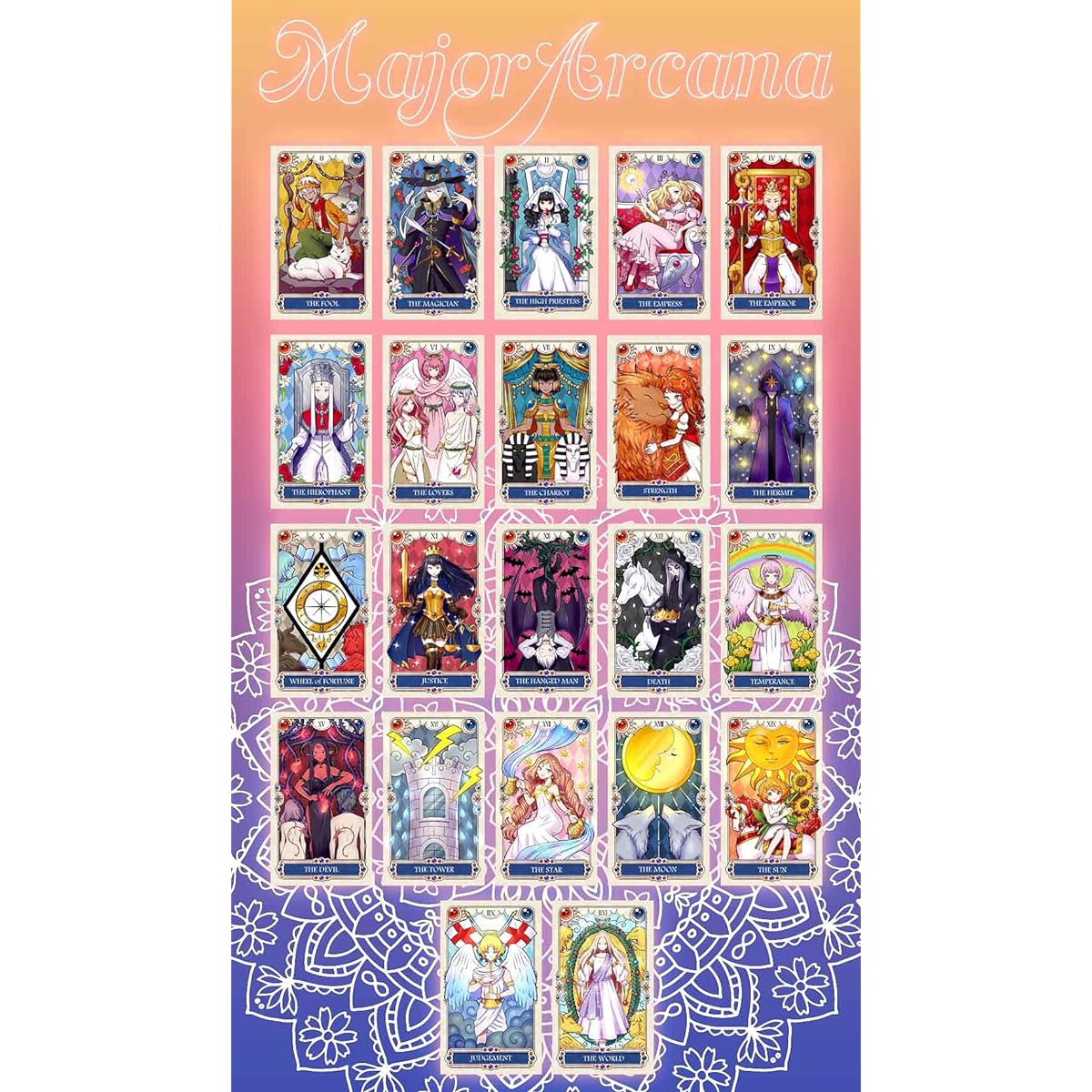 [Genuine product with Japanese booklet] Japanese Anime Tarot JAPANISE ANIME TAROT LUNA FACTORY [Genuine product] Tarot card for ages 13 and older
