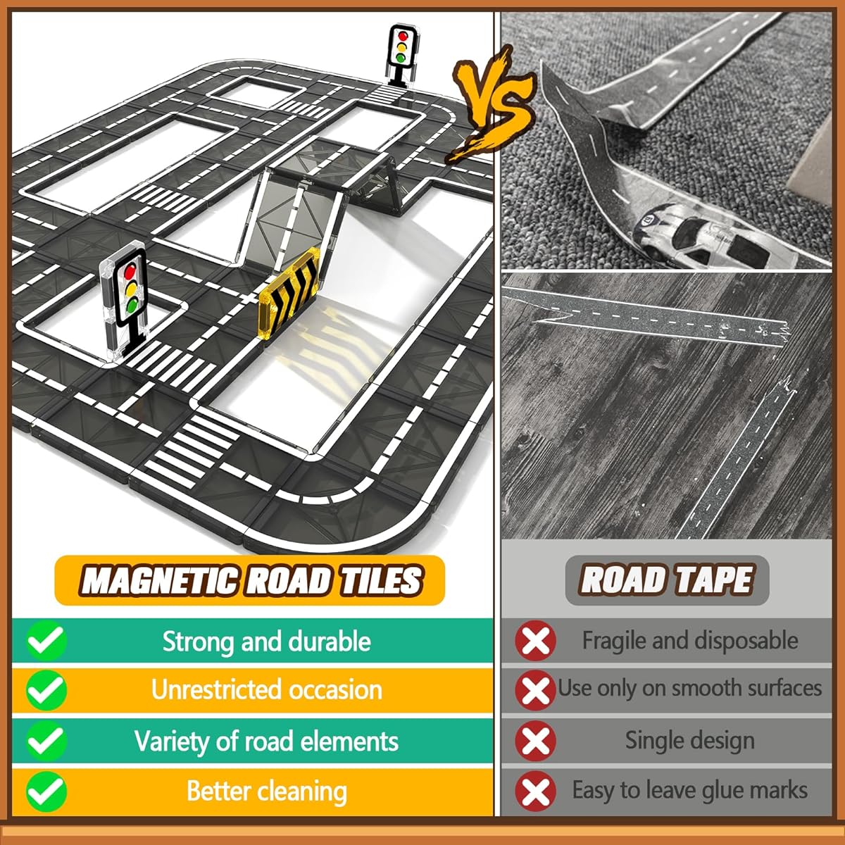 Magnetic Road Set