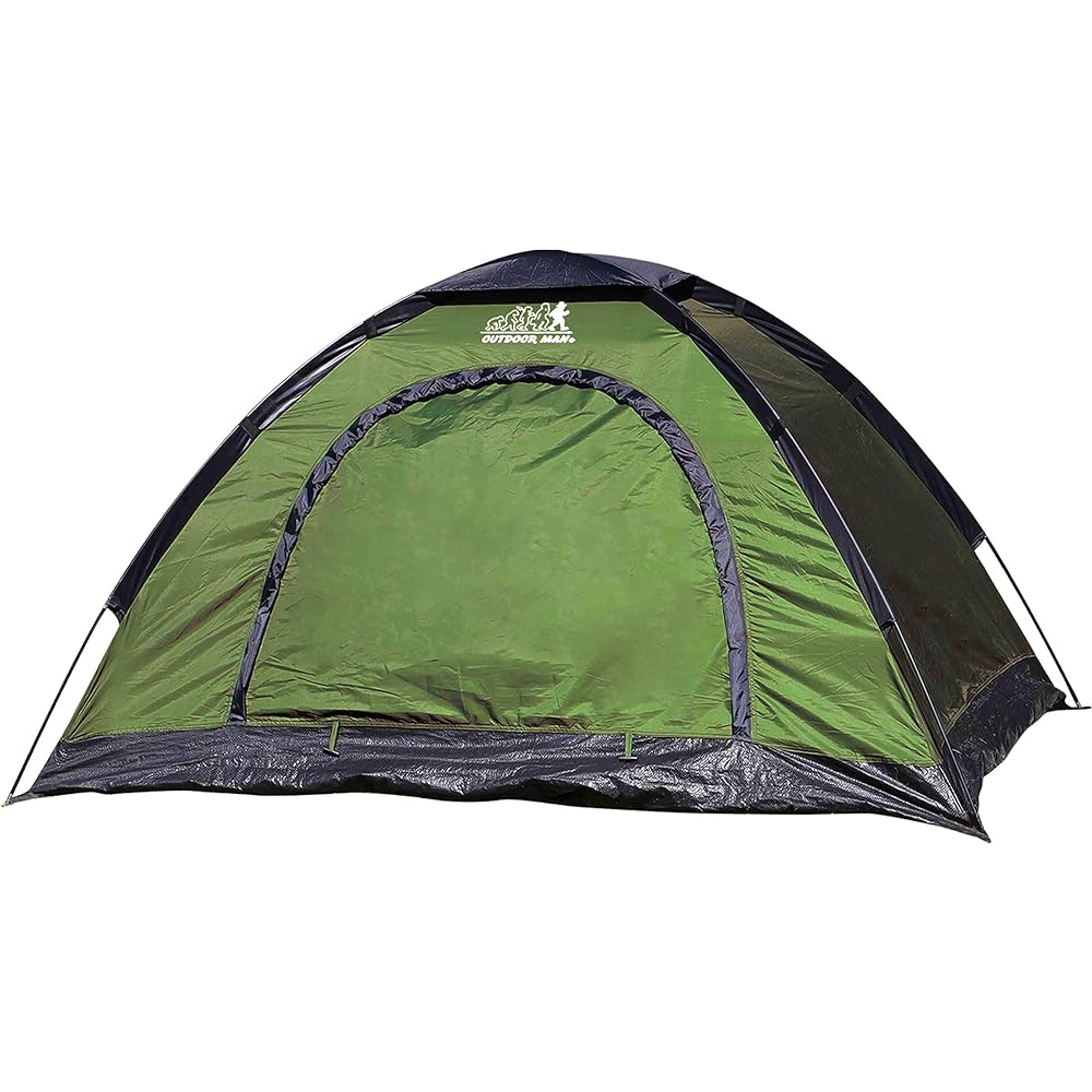 OUTDOOR MAN DOME TENT+ KOTT-003G | BBQ Outdoor Glamping Blackout Silver Coating | Easy to assemble, for 1 to 2 people