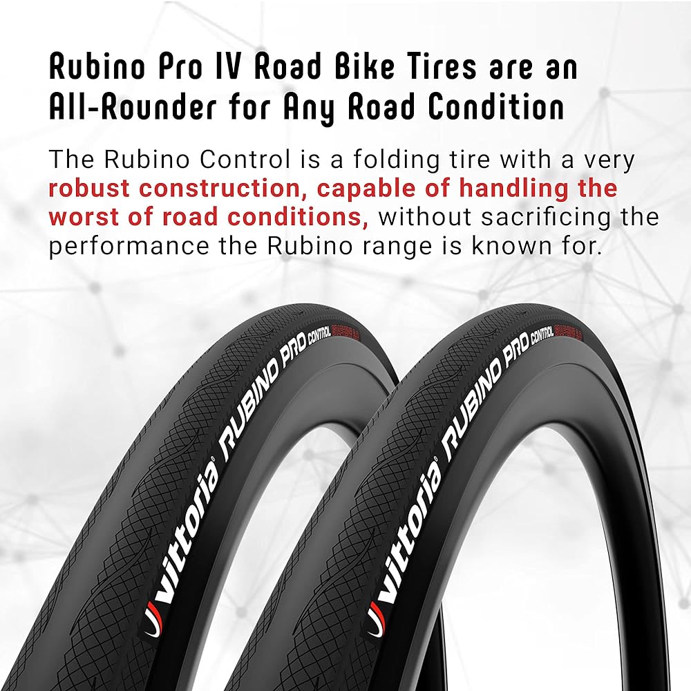 Vittoria Rubino Pro Control G2.0 Clincher [Rubino Pro Control G2.0(FOLD)] All Black [Casing: Nylon 60TPI]