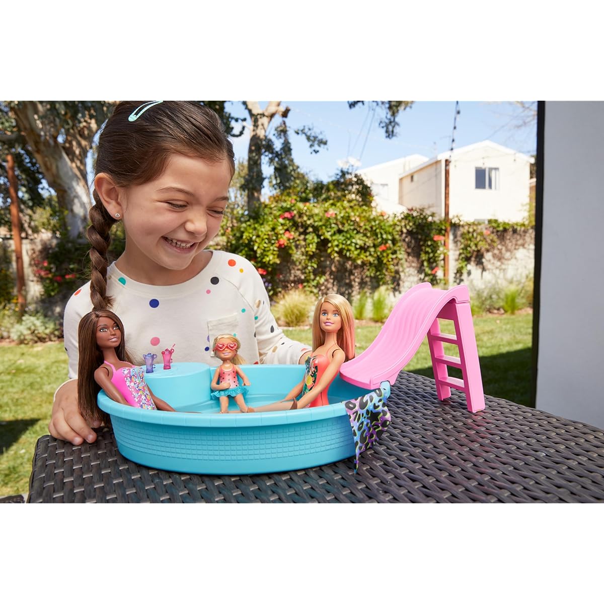 Mattel - Barbie Pool with Doll Playset, African American