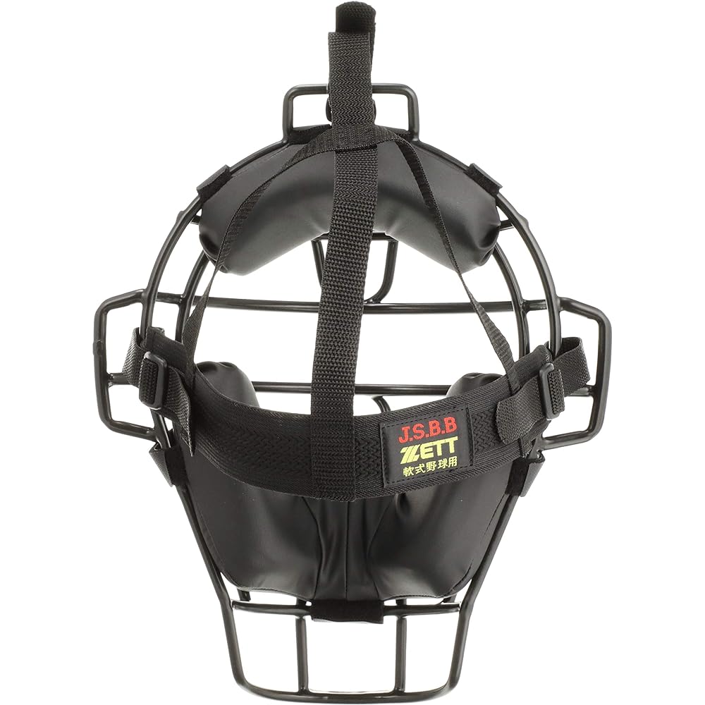 ZETT Baseball Umpire Umpire Mask for Boys Softball Baseball Black (1900) BLM7175A
