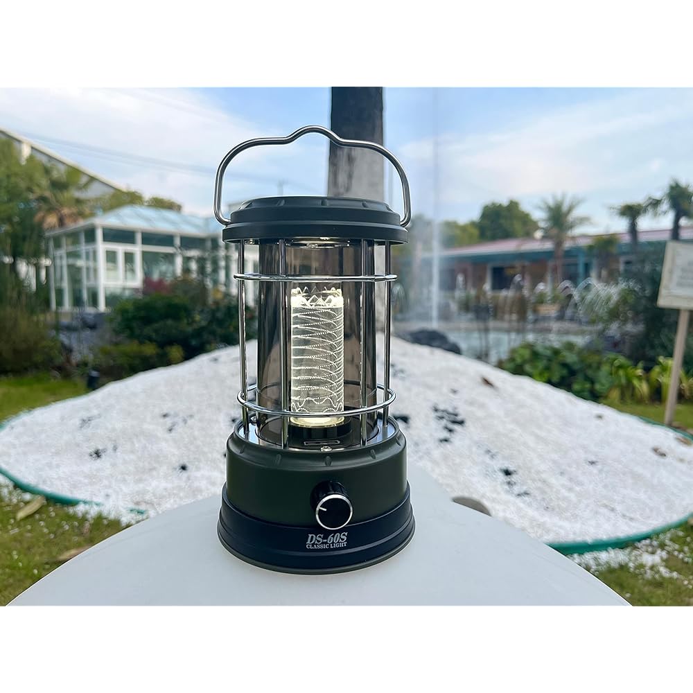 GOODGOODS Solar Lantern, LED Lantern, Camping Lantern, Disaster Prevention, Stylish, Rechargeable, Solar Light, Small, 5W, Daylight White, Mini, Camping, Outdoors, Camping, Night Fishing, Climbing, Picnic, Disaster Prevention, Stepless Dimming, Comes wit