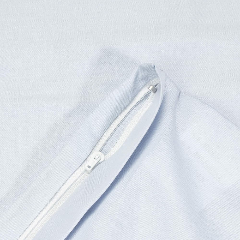nishikawa [Nishikawa] Duvet Cover Double 100% Cotton Preshrunk Plain Free Selection Made in Japan Blue PI20001085B