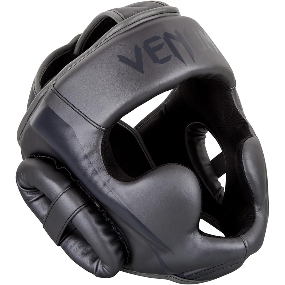 Venum Elite Headgear - Grey/Grey